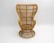Italian Wicker Chair by Lio Carminati, 1940s 3