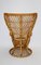 Italian Wicker Chair by Lio Carminati, 1940s, Image 6