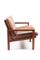 Braunes Vintage Capella Sofa aus Leder von Illum Wikkelso für N. Eilersen 5