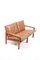 Braunes Vintage Capella Sofa aus Leder von Illum Wikkelso für N. Eilersen 4