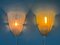Murano Glas Wandleuchten in Grit, Italien, 1970er, 2er Set 12