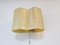 Molecular Double Light Honeycomb Flush Mounts in Fiberglass, 1950s, Set of 2 21