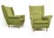 Olive Green Armchairs, 1950s, Set of 2 2