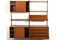 Teak Wandsystem von Kai Kristiansen für FM Feldballes Møbelfabrik, 1960er 10