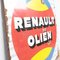 Emailliertes Vintage Renault Öl Schild, 1950er 2