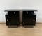Art Deco Bedside Cabinets in Black Lacquer & Chrome, France, 1930, Set of 2 6