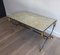 Brushed Steel & Brass Coffee Table by Maison Jansen, 1970s, Image 2