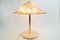 Murano Glass & Brass Table Lamp from Temde, 1960s 3