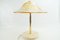 Lampada da tavolo in vetro di Murano e ottone di Temde, anni '60, Immagine 1