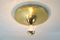 Brass Disk Ceiling Lamp, 1960s 3