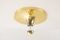 Brass Disk Ceiling Lamp, 1960s 2