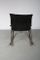 Japanese Black Leather Rocking Chair by Takeshi Nii, 1950s 9