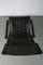 Japanese Black Leather Rocking Chair by Takeshi Nii, 1950s, Image 8