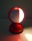 Vintage Eclisse Red Table Lamp by Vico Magistretti for Artemide, 1960s, Image 9