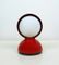 Vintage Eclisse Red Table Lamp by Vico Magistretti for Artemide, 1960s 1