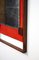 Wall Mirror in Rosewood and Red Velvet by Ico Parisi for Stildomus, 1960s, Image 5