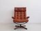 Mid-Century Leather Easy Chair from Gote Mobler 1