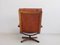 Mid-Century Leather Easy Chair from Gote Mobler 5