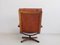 Mid-Century Leather Easy Chair from Gote Mobler, Image 5