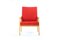 Red Armchairs from Interier Praha, 1960s, Set of 2, Image 12