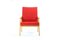 Rote Sessel von Interier Praha, 1960er, 2er Set 12