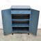 Vintage Industrial Blue Cabinet, 1960s, Image 4