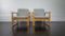 2256 Oak Lounge Sled Chairs by Børge Mogensen for Fredericia Stolefabrik, 1956, Set of 2 1
