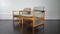 2256 Oak Lounge Sled Chairs by Børge Mogensen for Fredericia Stolefabrik, 1956, Set of 2 2