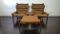 Vintage Inca Stühle & Fußhocker von Arne Norell für Norell Mobler, 2er Set 1