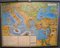 Vintage Map of Paul the Apostle's Journeys from Verlag Ewald Becker 1