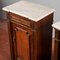 Tables de Chevet en Marbre Blanc, fin du 19ème Siècle, Set de 2 18