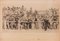 Adolphe Lalauze, Here They Come Derby Day, Etching, 1878 1