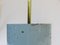 Pendant in Brass and Yellow and Light Blue Lacquered Metal, 1950s, Image 19