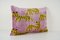 Pink Silk Ikat Velvet Cushion Cover, 2010s 3