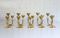 Vintage Scandinavian Brass Candlesticks by Gunnar Ander for Ystad Metall Sweden, Set of 10 4
