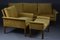 Model 500 Lounge Set in Yellow Velvet by Hans Olsen, Denmark, 1960s, Set of 3 8