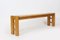 Bench in Elm from Maison Regain, 1960s 2