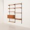 Teak Wall Unit with Hidden Desk by Kai Kristiansen for FM Mobler, Denmark, 1960s 4