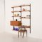 Teak Wall Unit with Hidden Desk by Kai Kristiansen for FM Mobler, Denmark, 1960s 2