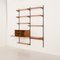 Teak Wall Unit with Hidden Desk by Kai Kristiansen for FM Mobler, Denmark, 1960s 1