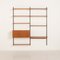 Teak Wall Unit with Hidden Desk by Kai Kristiansen for FM Mobler, Denmark, 1960s 6