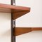 Teak Wall Unit with Hidden Desk by Kai Kristiansen for FM Mobler, Denmark, 1960s 9