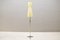 Mid-Century Floor Lamp with Hourglass Shaped Fiberglass Shade, 1950s 1