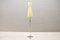 Mid-Century Floor Lamp with Hourglass Shaped Fiberglass Shade, 1950s, Image 1