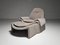 Set of P60 Lounge Chair and Ottoman by Vittorio Introini, Saporiti, 1960s 3