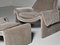 Set of P60 Lounge Chair and Ottoman by Vittorio Introini, Saporiti, 1960s 4