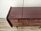Mid-Century Modern Milanese Sideboard in Mahogany and Brass with Glass, 1950s, Image 3