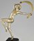 R. Varnier, Art Deco Scarf Dancer, 1925, Bronze with Marble Base 11
