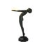 Nude Art Deco Tischlampe mit Globus Lumina Clarté von Max Le Verrier, 1928 2