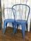 Blaue Vintage Stühle von Jean Pauchard für Tolix, 2er Set 8